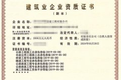 施工勞務企業資質（不分等級）